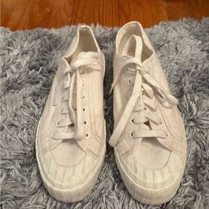 Superga Off-White Canvas Sneakers
